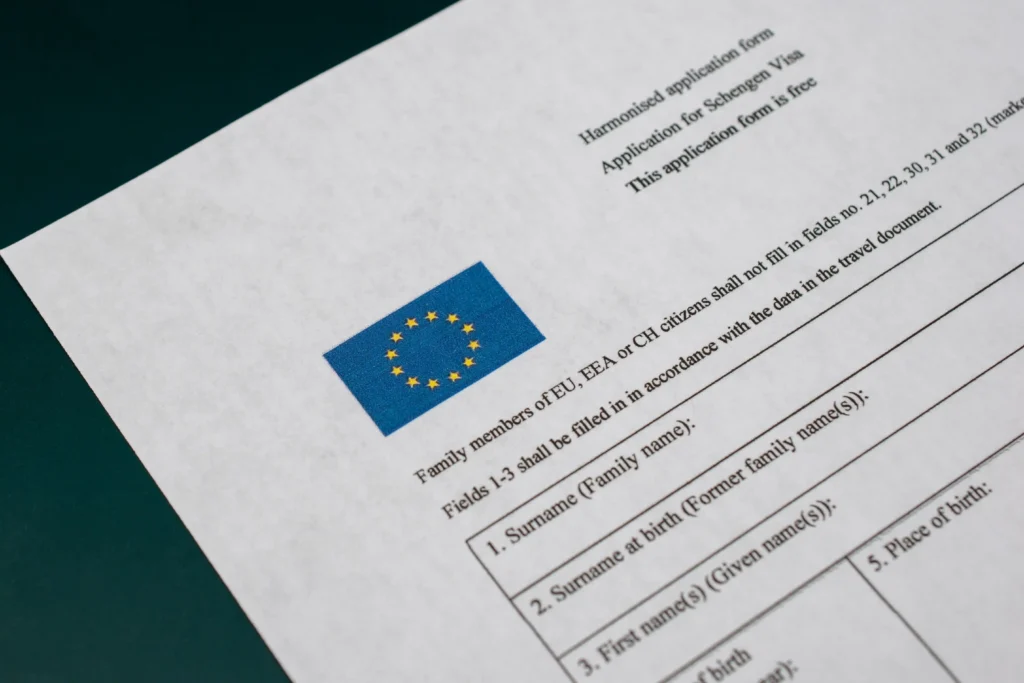 EU registration certificate Spain